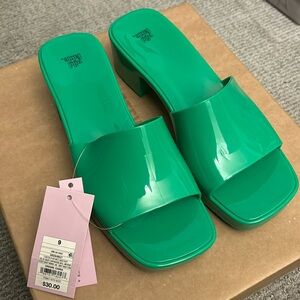 NWT Target Wild Fable Jelly Platform Sandals